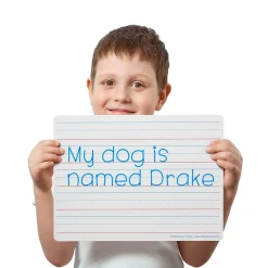 Clearance Ruled Double-Sided Dry-Erase Whiteboard, 9