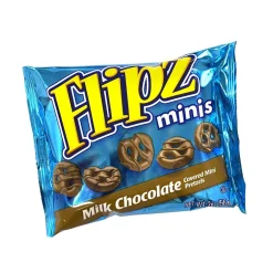 Snacks & Granola Bars<Flipz Milk Chocolate Covered Pretzels Mini Bags, 2 oz, 12 Count