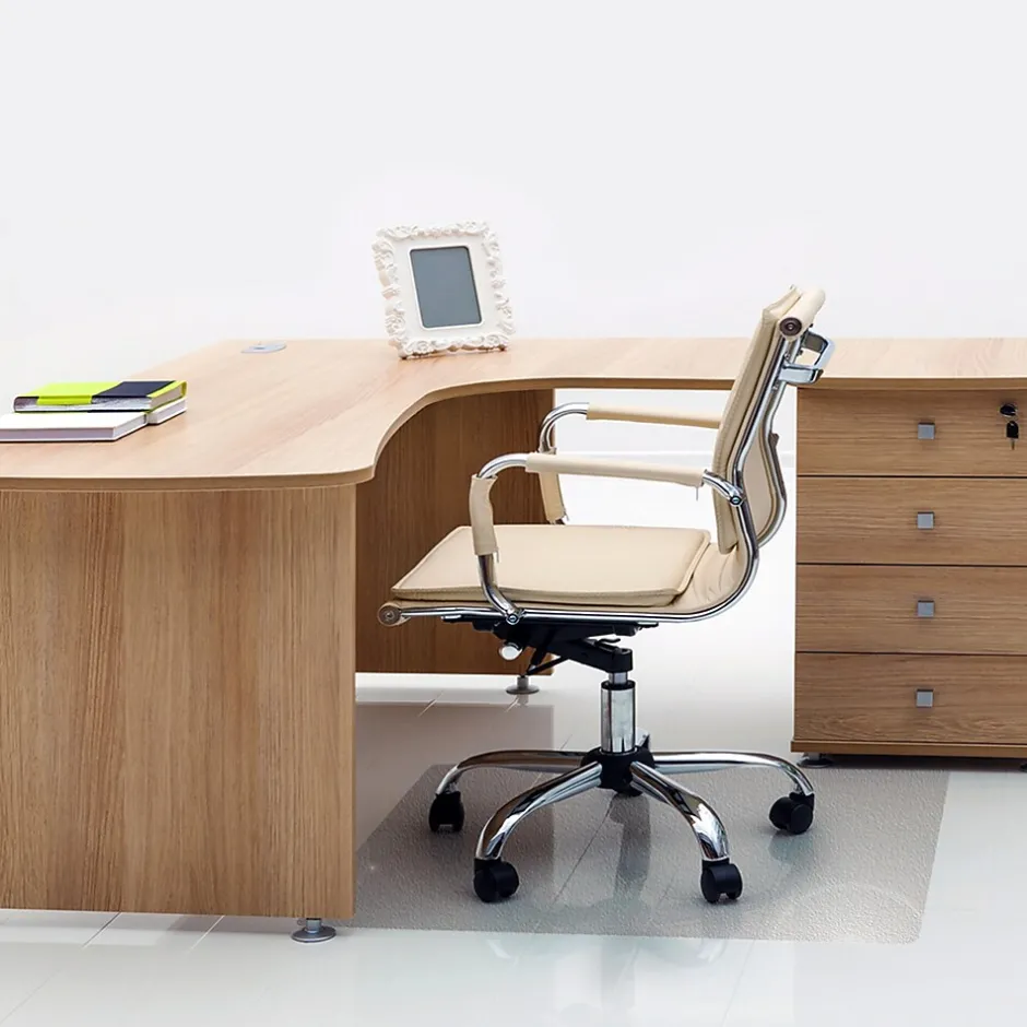 Best Advantagemat Hard Floor Chair Mat, 45" x 53", Clear PVC (FRPF1213425EV) Chair Mats