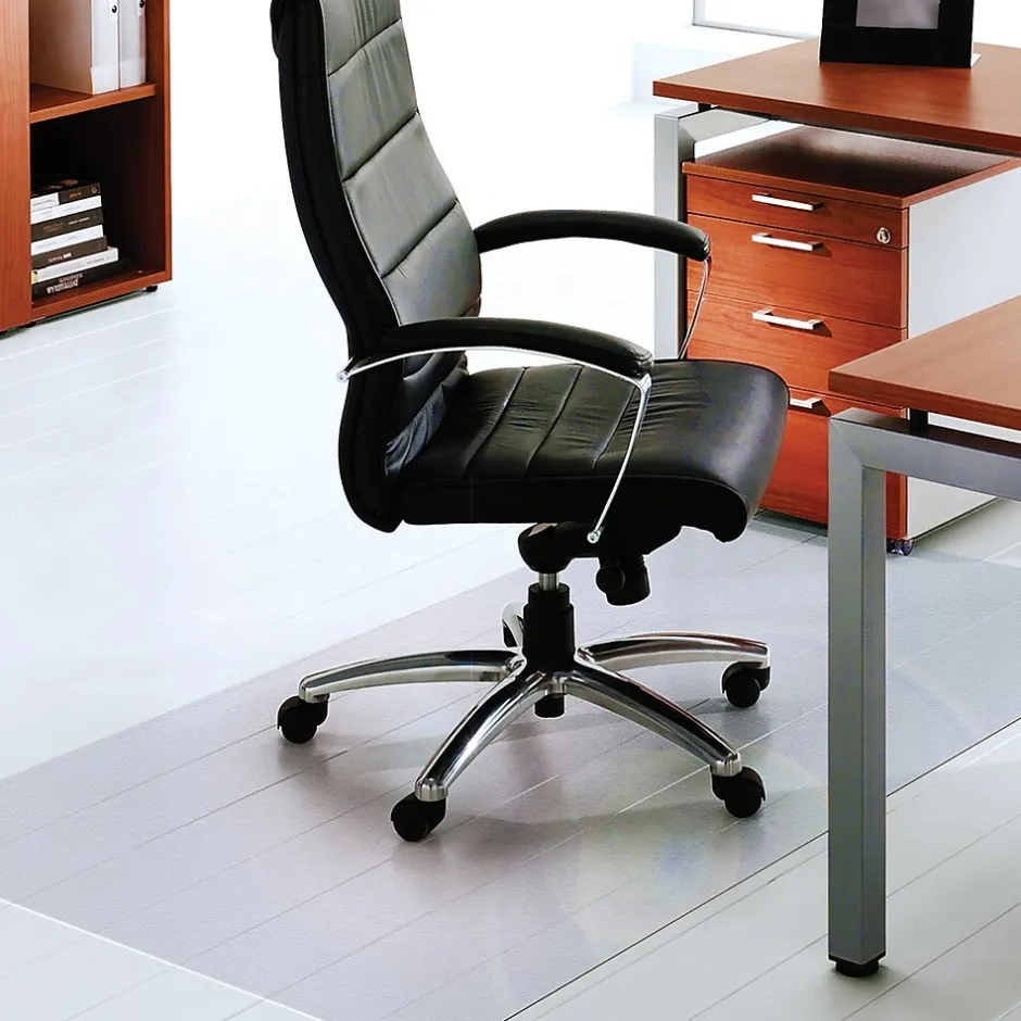 Clearance Advantagemat Hard Floor Chair Mat, 48" x 118", Clear PVC (FR1230025EV) Chair Mats