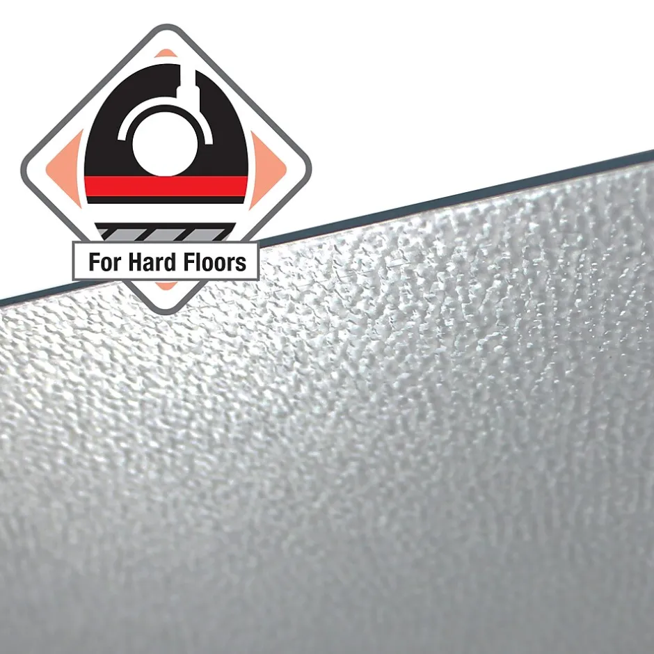 Clearance Advantagemat Hard Floor Chair Mat, 48" x 118", Clear PVC (FR1230025EV) Chair Mats