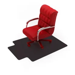 Clearance Advantagemat Hard Floor Chair Mat with Lip, 36" x 48", Black Vinyl (FC123648HLBV) Chair Mats