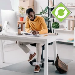 Best Cleartex Evolutionmat Hard Floor Chair Mat with Anti-Slip Backing, 36" x 48", Clear Enhanced Polymer (FCECO123648AEP) Chair Mats