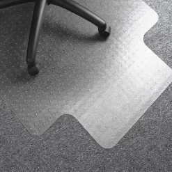 Outlet Computex Advantagemat Carpet Chair Mat with Lip, 36" x 48", Designed for Medium-Pile Carpet, Clear PVC (319226LV) Chair Mats