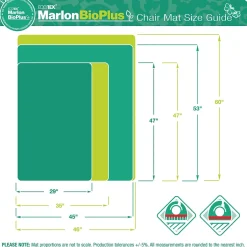Best Ecotex BioPlus Carpet Chair Mat, 35