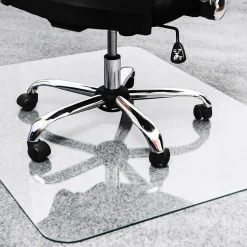New Glaciermat Carpet & Hard Floor Chair Mat, 36" x 40", Crystal Clear Glass (NCCMFLGL0012) Chair Mats