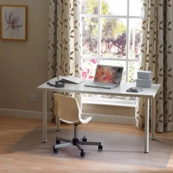 Online Hometex 30" x 48" Rectangular Floor Mat for Hard Floors, Vinyl (FRHMCH12075EV) Chair Mats