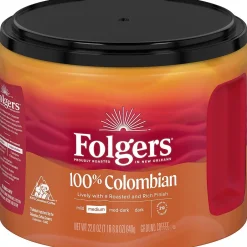 Coffee<Folgers 100% Colombian Coffee, Medium Roast, 22.6 oz. (2550020532)