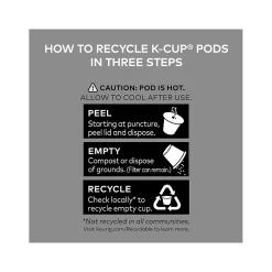 Keurig K-Cups<Folgers 100% Colombian Decaf Coffee, Keurig K-Cup Pod, Medium Roast, 96/Carton (5000053359CT)