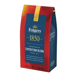 Coffee<1850 Folgers Pioneer Blend Caffeinated Ground Coffee, Medium Roast, 12 oz. (SMU60514)