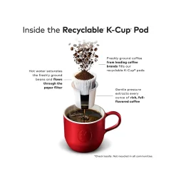 Keurig K-Cups<Folgers Black Silk Coffee, Keurig K-Cup Pod, Dark Roast, 96/Carton (6662CT)