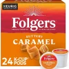 Keurig K-Cups<Folgers Buttery Caramel Coffee, Medium Roast, 0.31 oz. Keurig® K-Cup® Pods, 24/Box (6680)