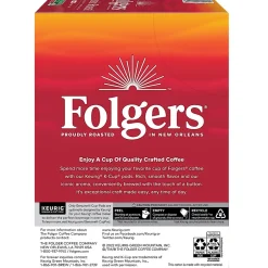 Keurig K-Cups<Folgers Classic Roast Coffee Keurig® K-Cup® Pods, Medium Roast, 96/Carton (204496)