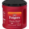 Coffee<Folgers Classic Roast Ground Coffee, Medium Roast, 25.9 oz. Canister (SMU02042/2550030407)