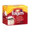 Coffee<Folgers Coffee Singles Classic Roast Bags, Medium Roast, 19/Box (29764)