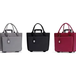 Francine Collection Florence Faux Leather Tote Bag, Burgundy (FLORLRT-02)