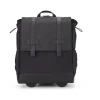 Backpacks<Francine Collection Wheels Up Laptop Backpack, Black (BKBUDGRL_SM)