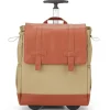 Backpacks<Francine Collection s 15" Laptop Rolling Wheels Up Backpack, Tan (BKBUDGRL_SM-OLI)