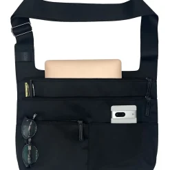 Francine Collection s City Slim Montana 14" Laptop Crossbody Bag, Black (FWC14BKLA23)