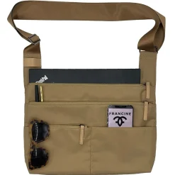 Francine Collection s City Slim Montana 14" Laptop Crossbody Bag, Tan (FWC14TNLA23)