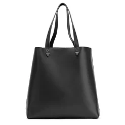 Francine Collection s Made Easy Leather 15.6 Laptop Tote, Black (FCTBLKMADE)