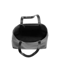 Francine Collection s Made Easy Leather 15.6 Laptop Tote, Black (FCTBLKMADE)