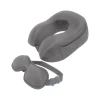 G Force 3-Piece Travel Comfort Earplugs and Eye Mask, Gray, 3/Set (36002)