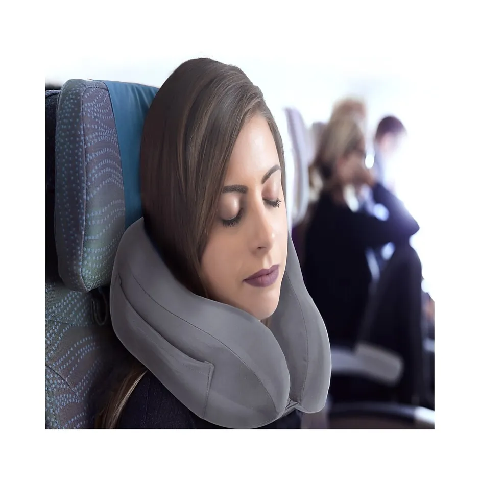 G Force 3-Piece Travel Comfort Earplugs and Eye Mask, Gray, 3/Set (36002)