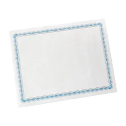 Hot Certificates, 8.5" x 11", White/Blue, 100/Pack (35526) Awards & Certificates