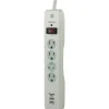 Surge Protectors & Power Strips<GE 4 Outlet Sur Protector, 3' Cord, 450 Joules (14090)