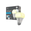 Smart Bulbs<GE Cync Wi-Fi 60W Equivalent A19 LED Smart Light Bulb Soft White, 2/Pack (93128963)