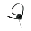 GE Noise Canceling Mono Hands-Free Headset, Over-the-Head, Black (98999)* Headsets