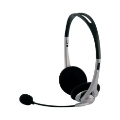 GE Stereo Computer Headset, Over-the-Head, Black (98974999)* Headsets