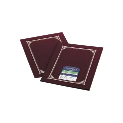 Clearance Certificate Holders, 12.5", Burgundy, 6/Pack (GEO45333) Awards & Certificates
