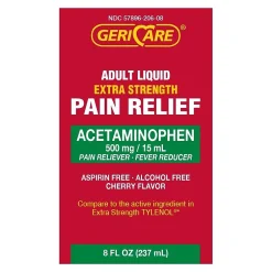 Unbranded GeriCare Liquid Acetaminophen Pain Relief, 500mg, 16 oz (OC18016)