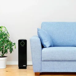 Air Purifiers<GermGuardian Smart Elite 4-in-1 True HEPA Tower Air Purifier, 5-Speed, WiFi Enabled, Black (CDAP4500BCA)