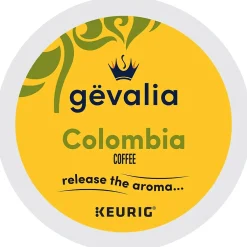 Keurig K-Cups<Gevalia Colombian Coffee Keurig® K-Cup® Pods, Medium Roast, 24/Box (5304)