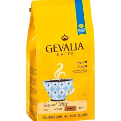 Coffee<Gevalia Kaffe French Roast Coffee, Dark Roast, 12 oz. Bag (GEN04352)