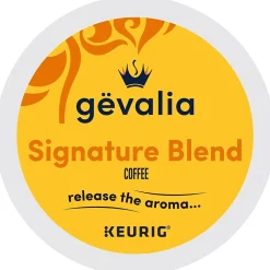 Keurig K-Cups<Gevalia Signature Blend Coffee Keurig® K-Cup® Pods, Light Roast, 24/Box (5305)