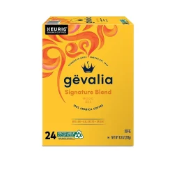 Keurig K-Cups<Gevalia Signature Blend Coffee Keurig® K-Cup® Pods, Light Roast, 24/Box (5305)