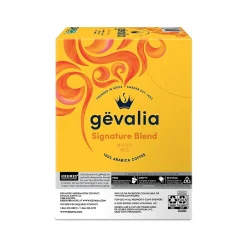 Keurig K-Cups<Gevalia Signature Blend Coffee Keurig K-Cup Pod, Light Roast, 96/Box (5305CT)