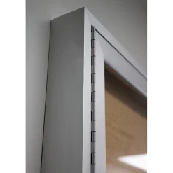 Clearance 4' H x 6' W Enclosed Natural Cork Bulletin Board with Satin Frame, 3 Door (PA34872K) Bulletin