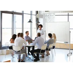 Clearance 4' H x 6' W Reversible Cork Bulletin Board with Aluminum Frame (ARKK46) Bulletin