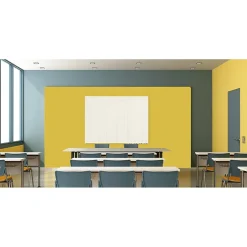 Aria Grid Glass Dry-Erase Whiteboard, 2'H x 3'W (GRPARIASN21G-23) Dry Erase