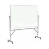 Discount Porcelain Mobile Dry-Erase Whiteboard, Aluminum Frame, 8' x 4' (ARM1M148) Dry Erase