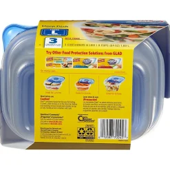 Food Storage Containers<Glad ® Deep Dish Containers, 64 Oz., 3/Pack (70045)