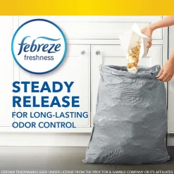 Glad ForceFlex 13-Gallon Scented Kitchen Trash Bag, 0.72 mil, Gain Original, White, 80 Bags/Box (79009)