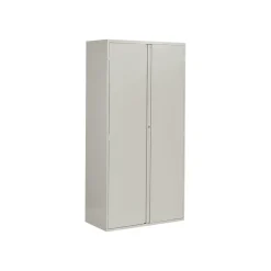 9300 Series 72" Metal Storage Cabinet with 4 Shelves, Designer White (9336P-S72LDWT) Storage Cabinets