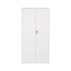 Outlet 9300 Series 72" Steel Storage Cabinet with 4 Shelves, Designer White (TD9336S72DWT) Storage Cabinets