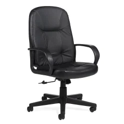 Best Arno High Back Tilter Custom Leather Chair, Black Office Chairs